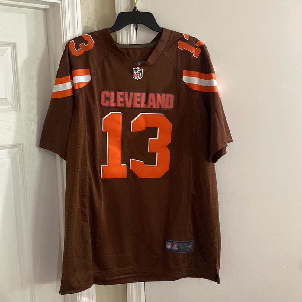 NFL. Nike. Cleveland brown jersey. Men’s size large. Odell Beckham Jr.. nwot